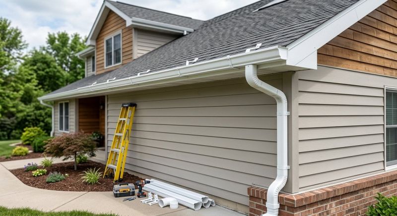 Pvc Rain Gutter Installation in Arvada, CO